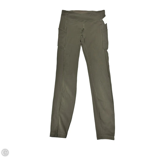 Athletic Leggings By Lululemon In Green, Size: 6