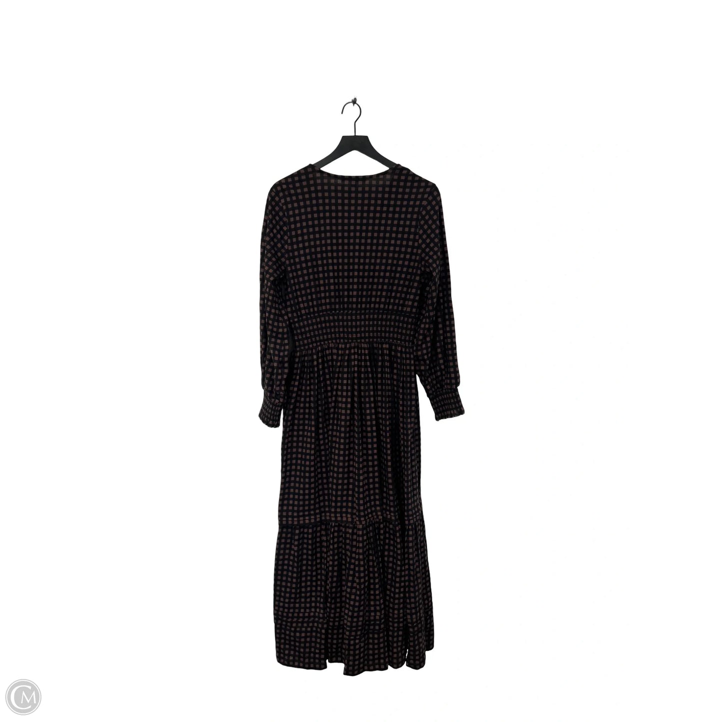 Dress Casual Maxi By Downeast In Black & Brown, Size: L