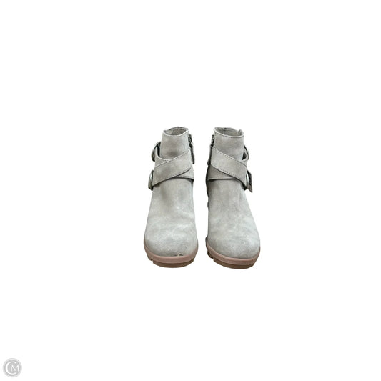 Boots Ankle Heels By Sorel In Taupe, Size: 6.5