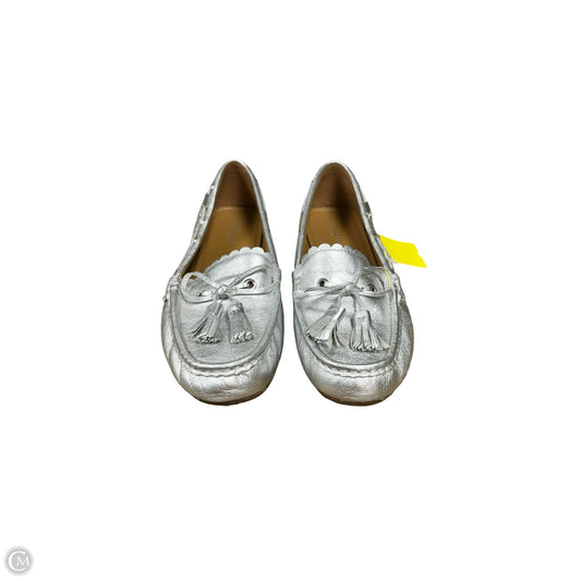 Shoes Designer By Coach In Silver, Size: 9