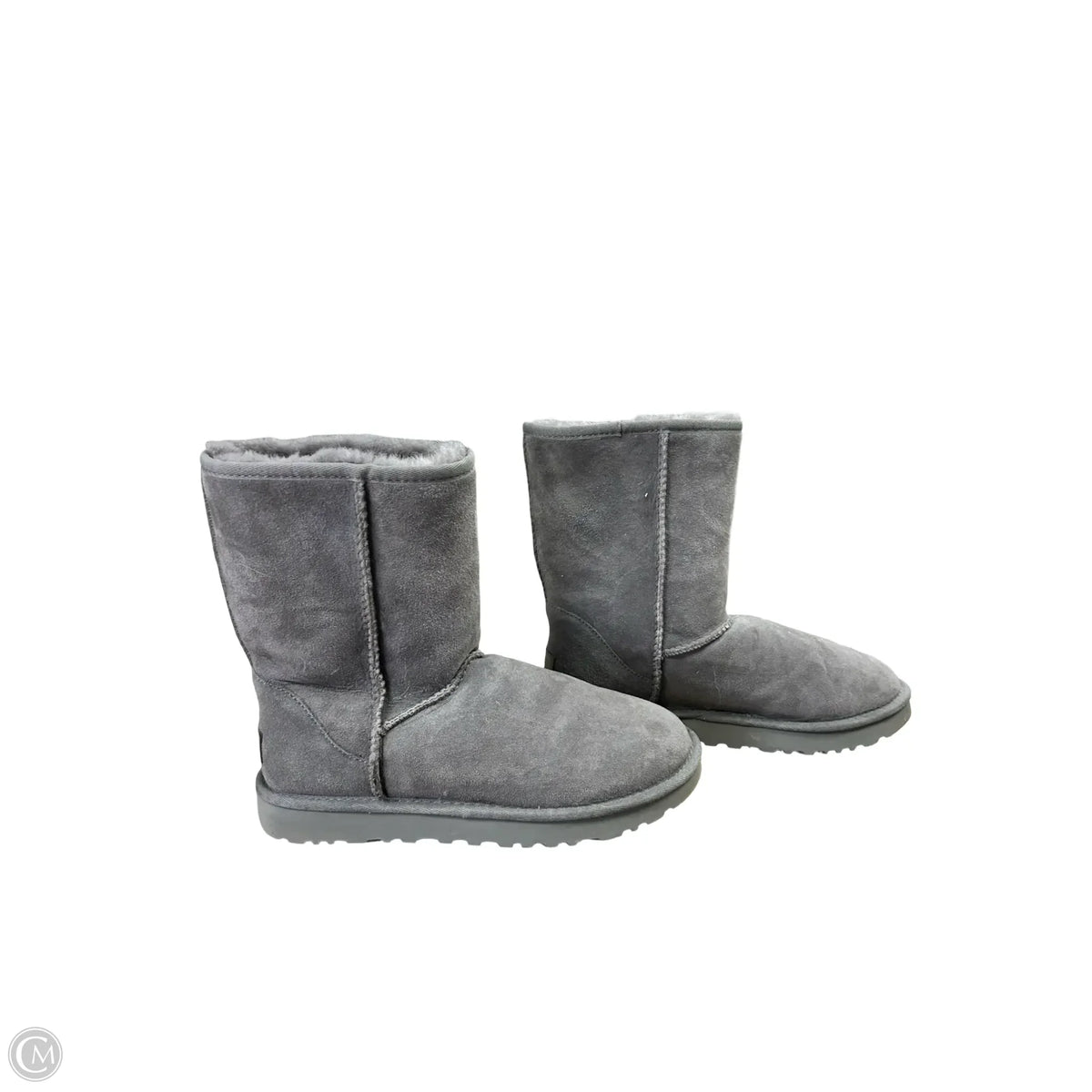 Boots Designer By Ugg In Grey, Size: 8