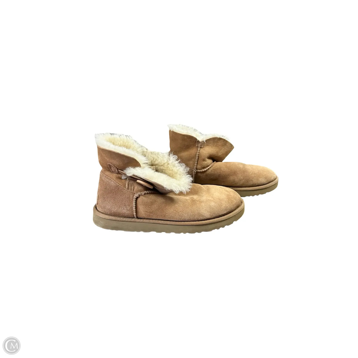 Boots Designer By Ugg In Brown, Size: 9