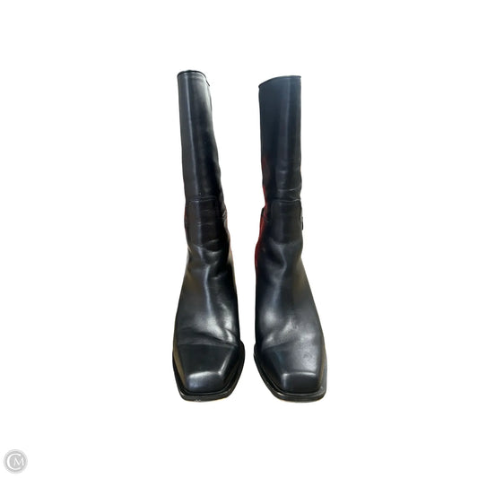 Boots Mid-calf Heels By Sarto In Black, Size: 8