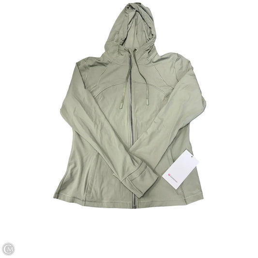 Athletic Jacket By Lululemon In Green, Size: 14