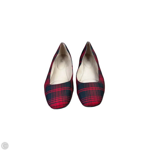 Shoes Flats By J. Jill In Black & Red, Size: 10