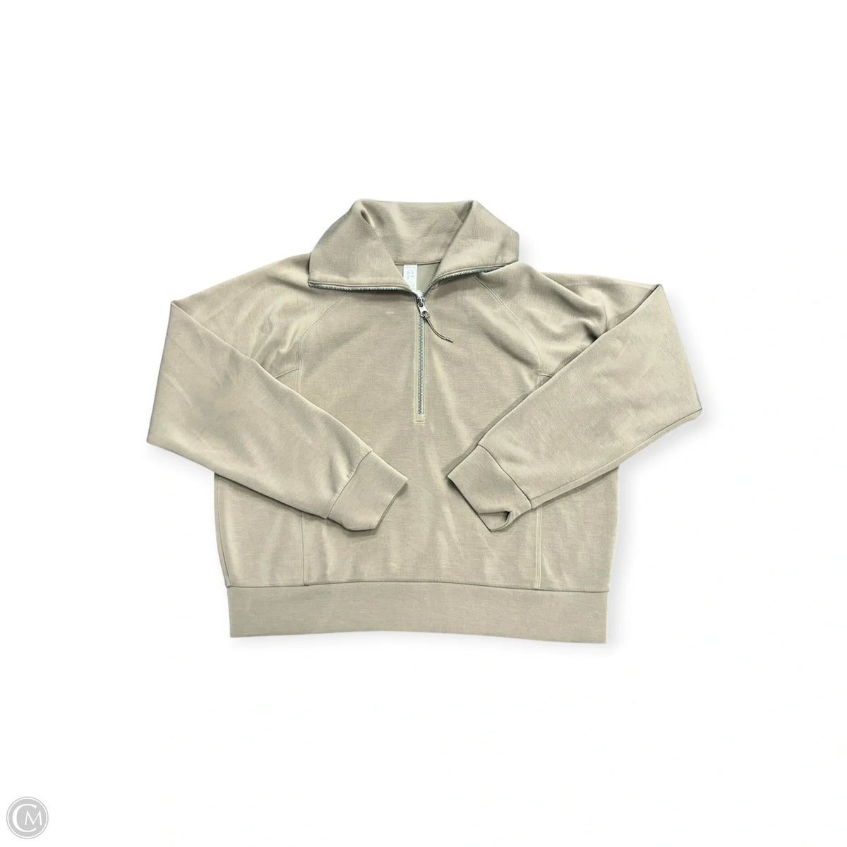 Sweatshirt Collar By Spanx In Tan, Size: L