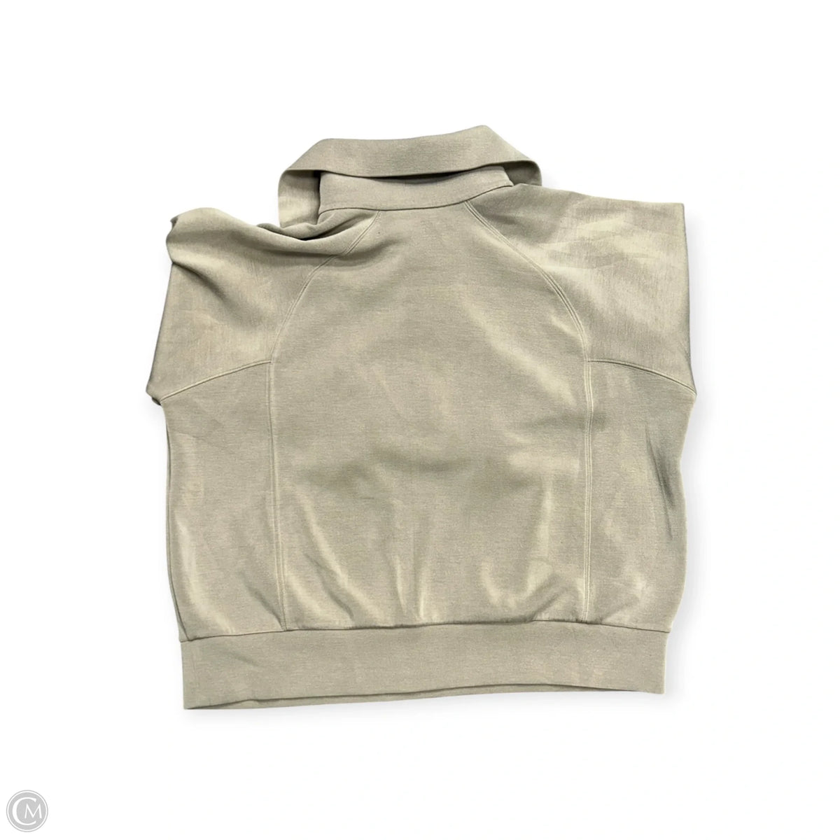 Sweatshirt Collar By Spanx In Tan, Size: L