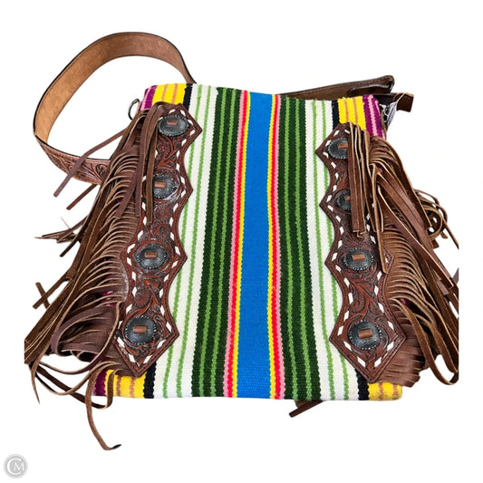 Crossbody Leather By Cma, Size: Large