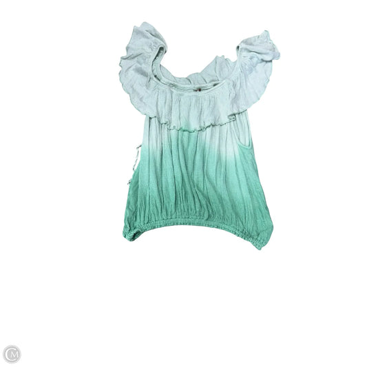 Top Short Sleeve By Free People In Green, Size: Xs