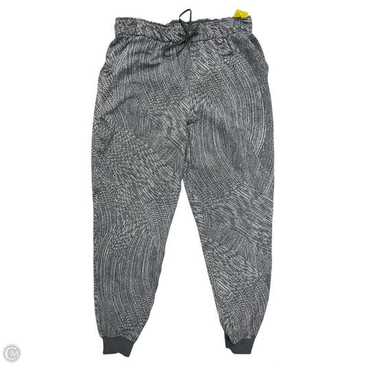 Athletic Pants By Lululemon In Grey & White, Size: 10
