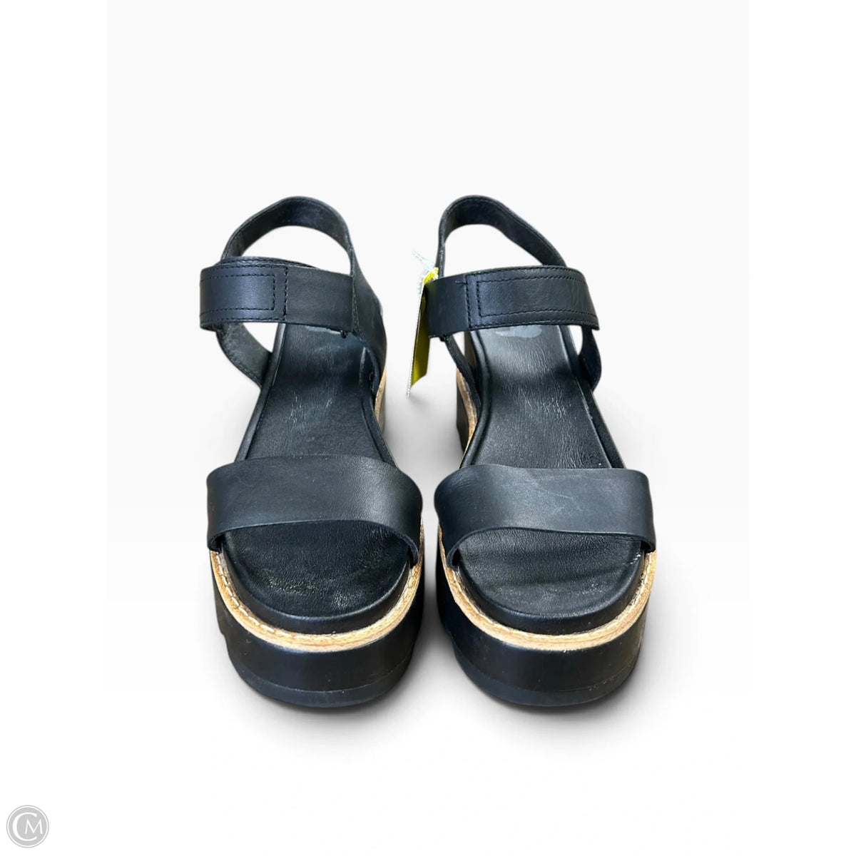 Sandals Heels Platform By Sorel In Black, Size: 7