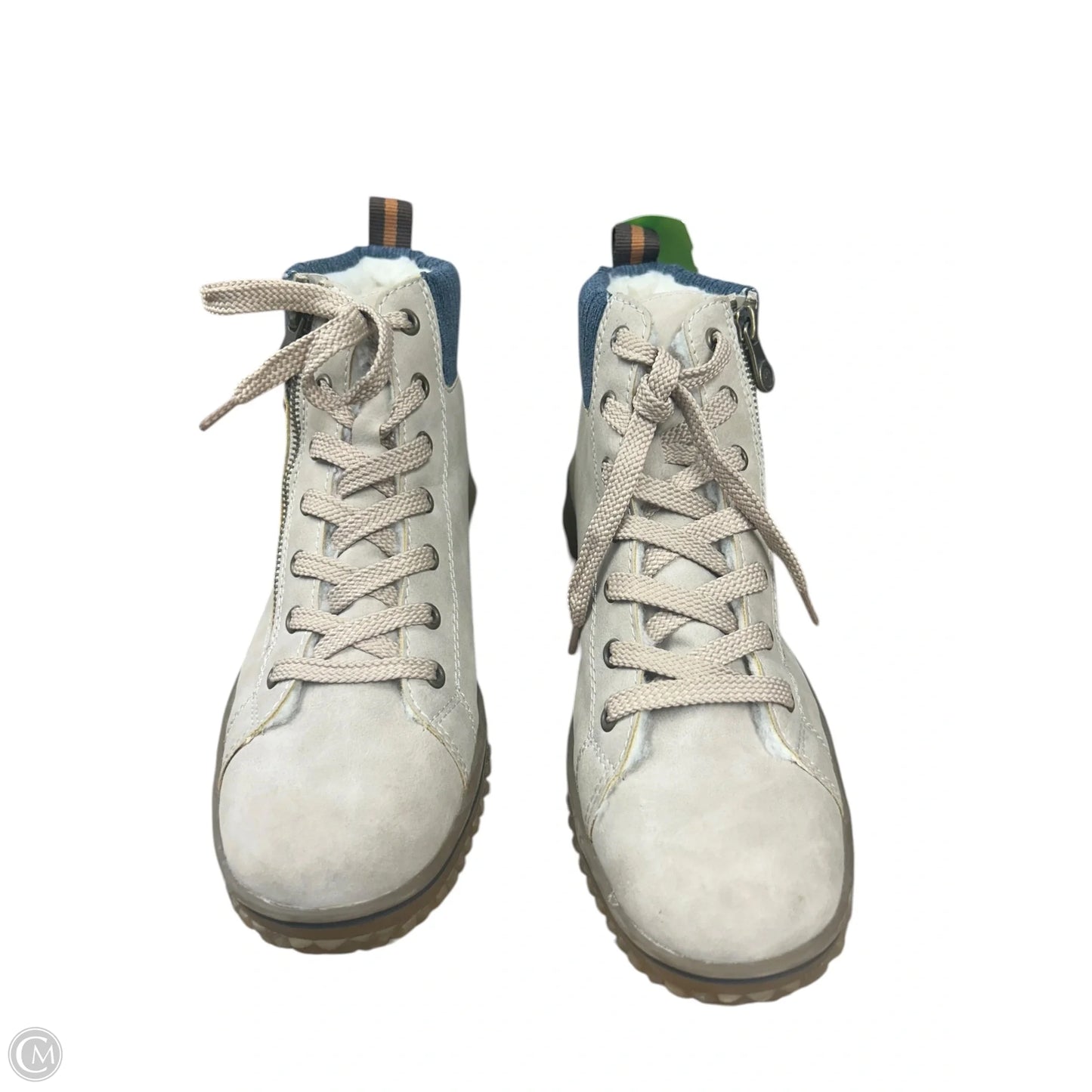 Shoes Sneakers By Riekers In Blue & Tan, Size: 10.5