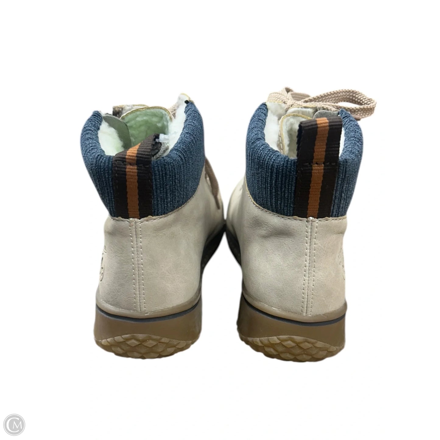 Shoes Sneakers By Riekers In Blue & Tan, Size: 10.5
