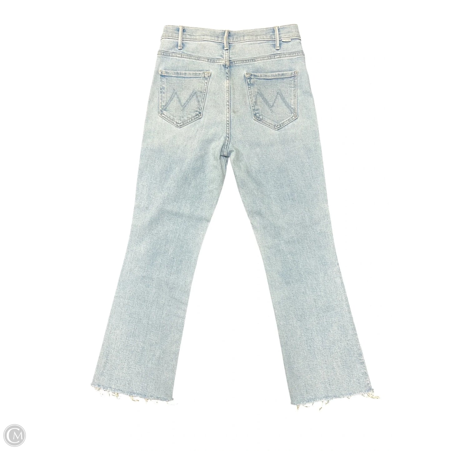 Jeans Straight By Mother In Blue Denim, Size: 8