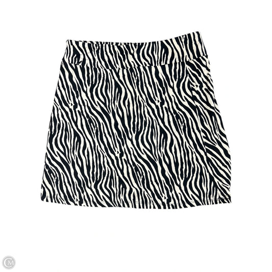Skort By Lulu B In Zebra Print, Size: Xs