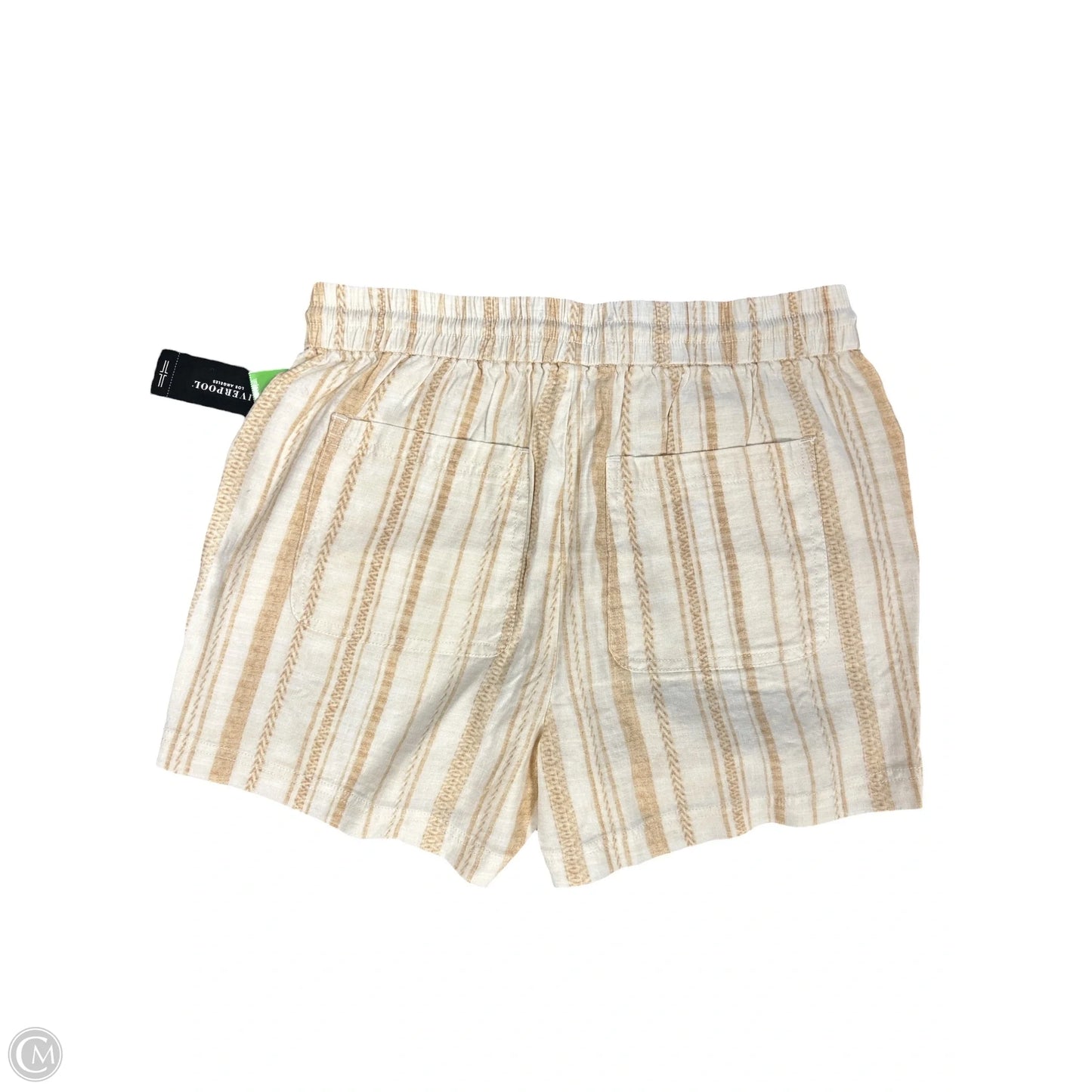 Shorts By Liverpool In Cream & Tan, Size: S