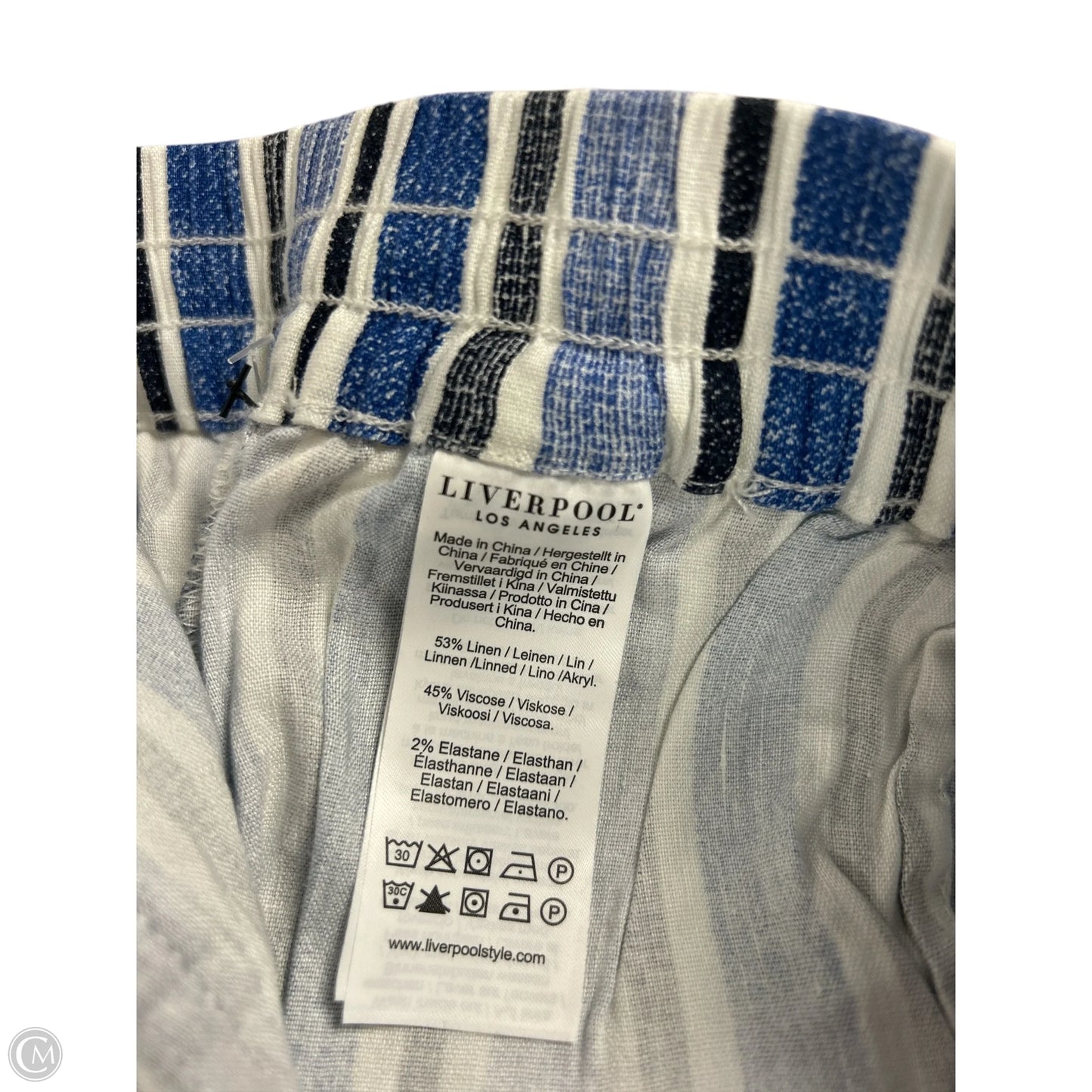 Shorts By Liverpool In Blue & White, Size: S