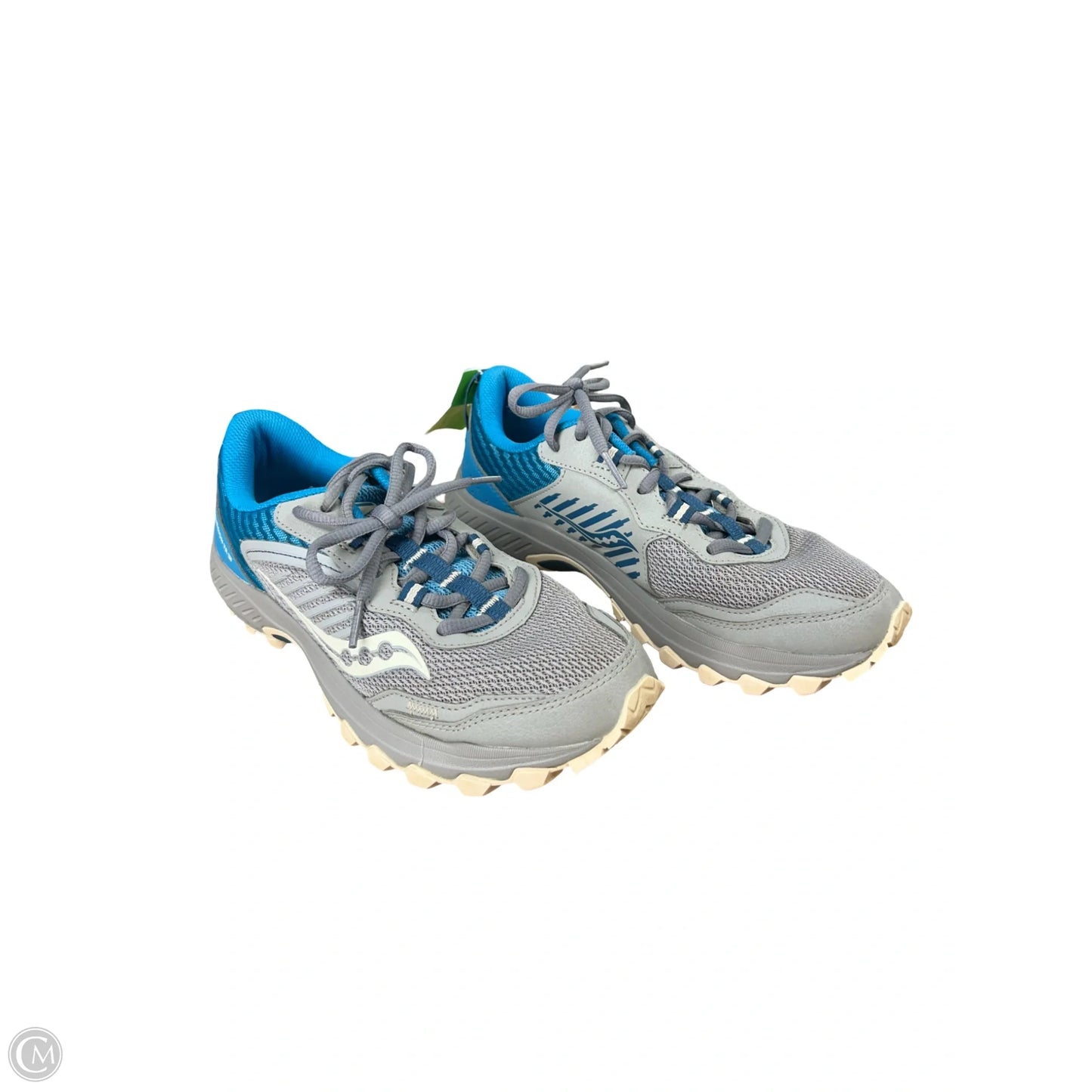 Shoes Athletic By Saucony In Blue & Grey, Size: 8.5