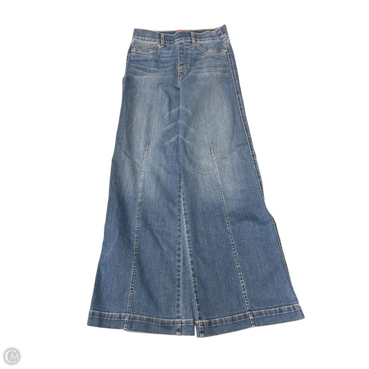 Jeans Wide Leg By Spanx In Blue Denim, Size: M