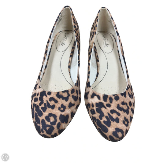 Shoes Heels Block By Life Stride In Animal Print, Size: 10