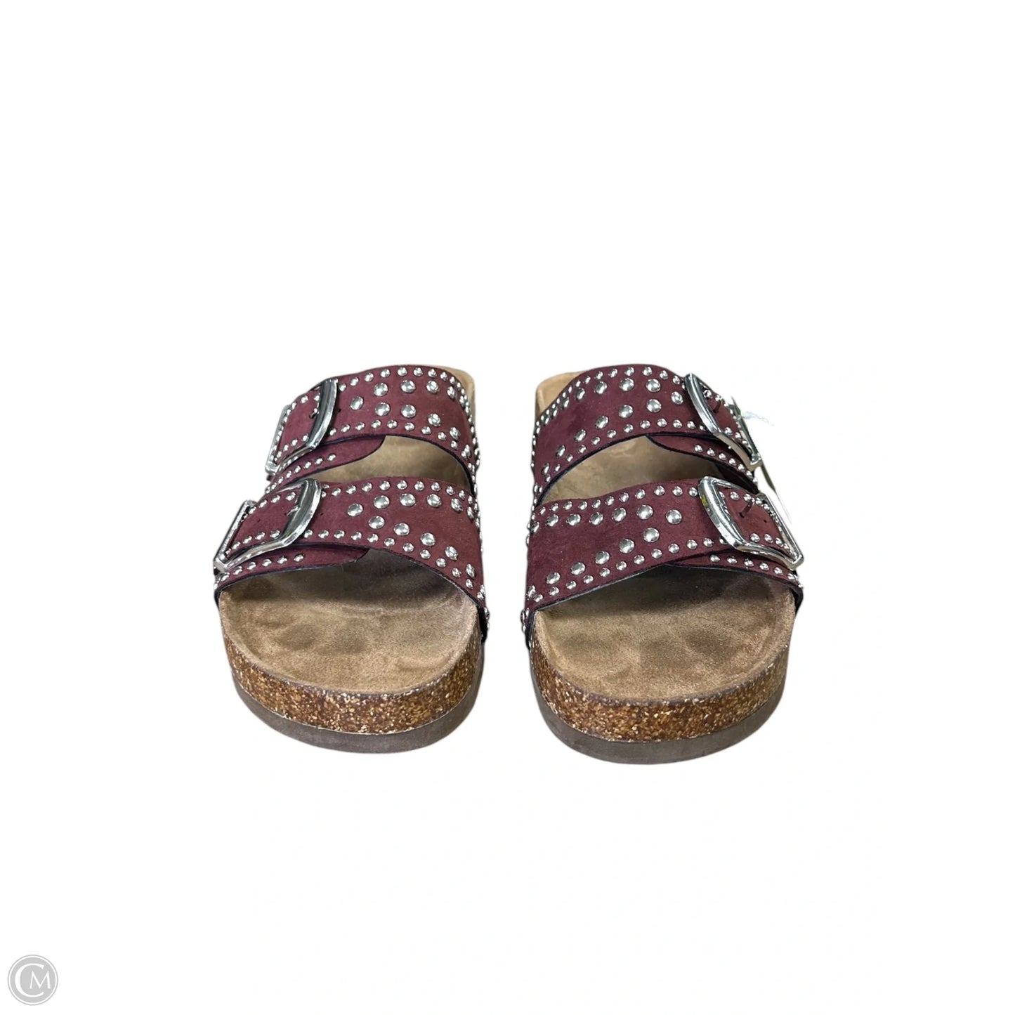 Sandals Flats By Time And Tru In Brown, Size: 10