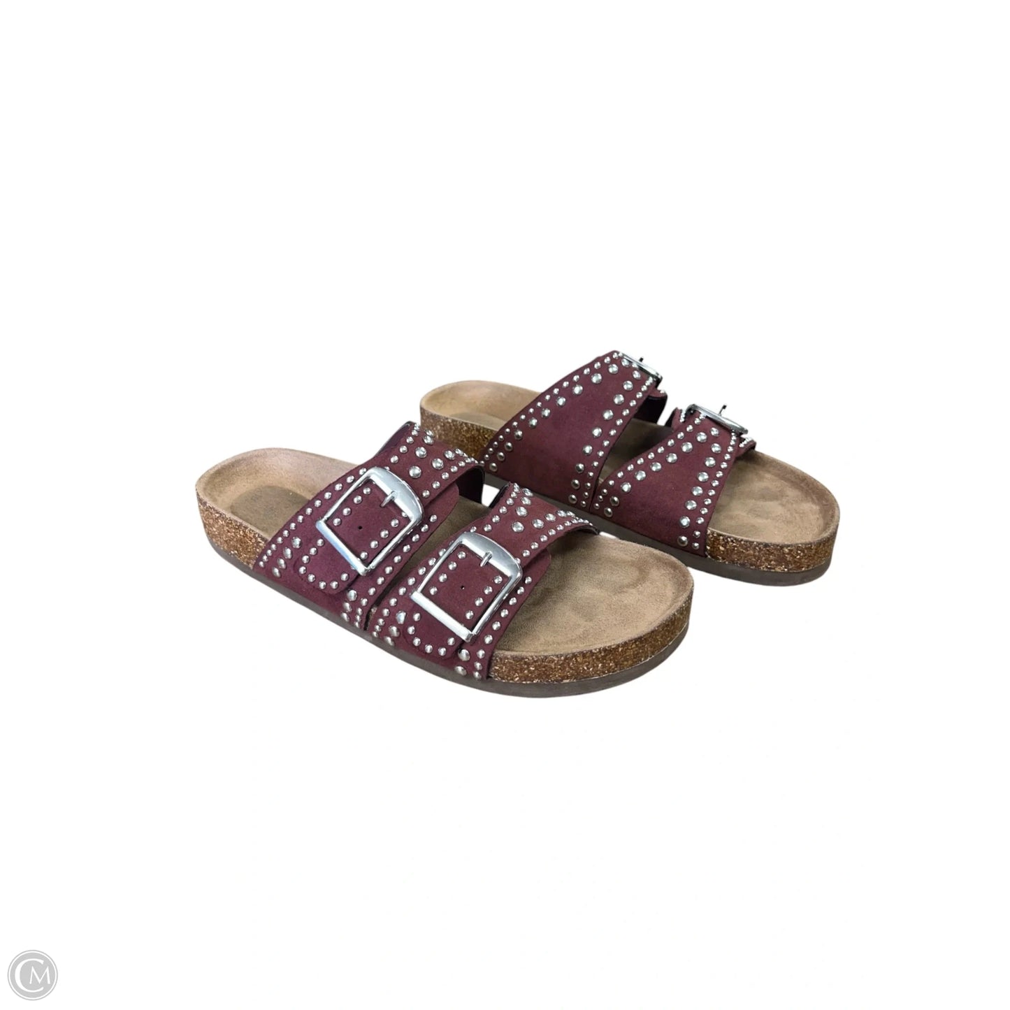 Sandals Flats By Time And Tru In Brown, Size: 10
