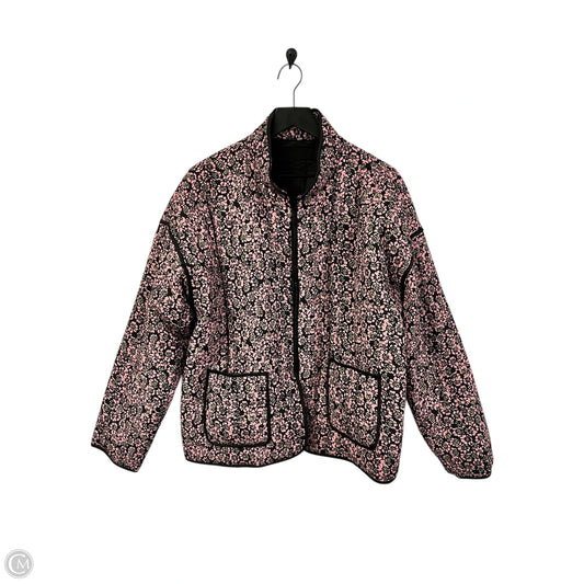 Jacket Puffer & Quilted By Cme In Floral Print, Size: Xl