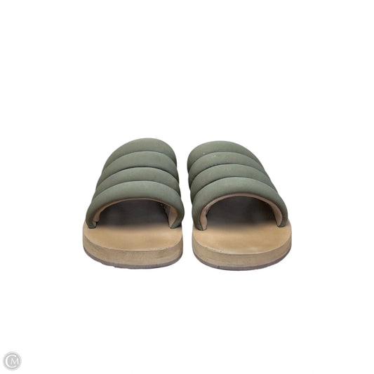 Sandals Flats By Sanuk In Green, Size: 7