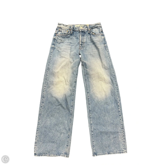 Jeans Wide Leg By Mother In Blue Denim, Size: 0