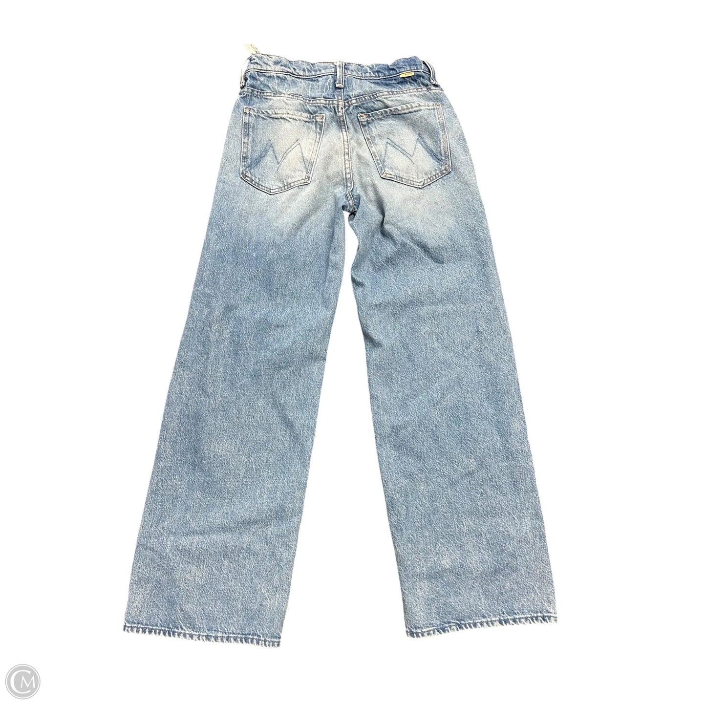 Jeans Wide Leg By Mother In Blue Denim, Size: 0