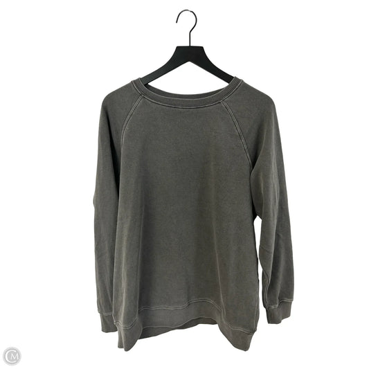 Sweatshirt Crewneck By Thread And Supply In Grey, Size: S