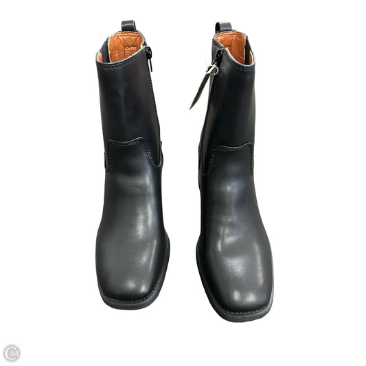 Boots Ankle Heels By Zodiac In Black, Size: 10
