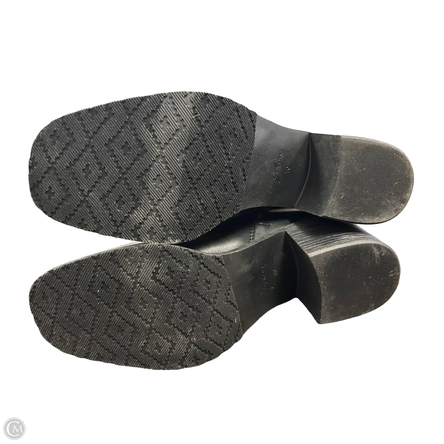 Boots Ankle Heels By Zodiac In Black, Size: 10
