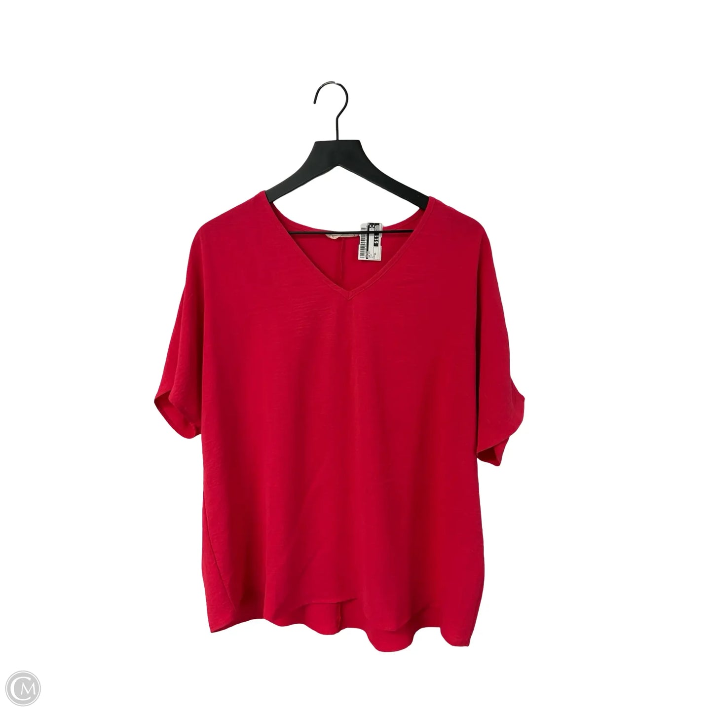 Top Short Sleeve By Entro In Pink, Size: Xl