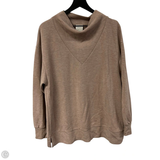 Sweatshirt Crewneck By Varley In Beige, Size: L