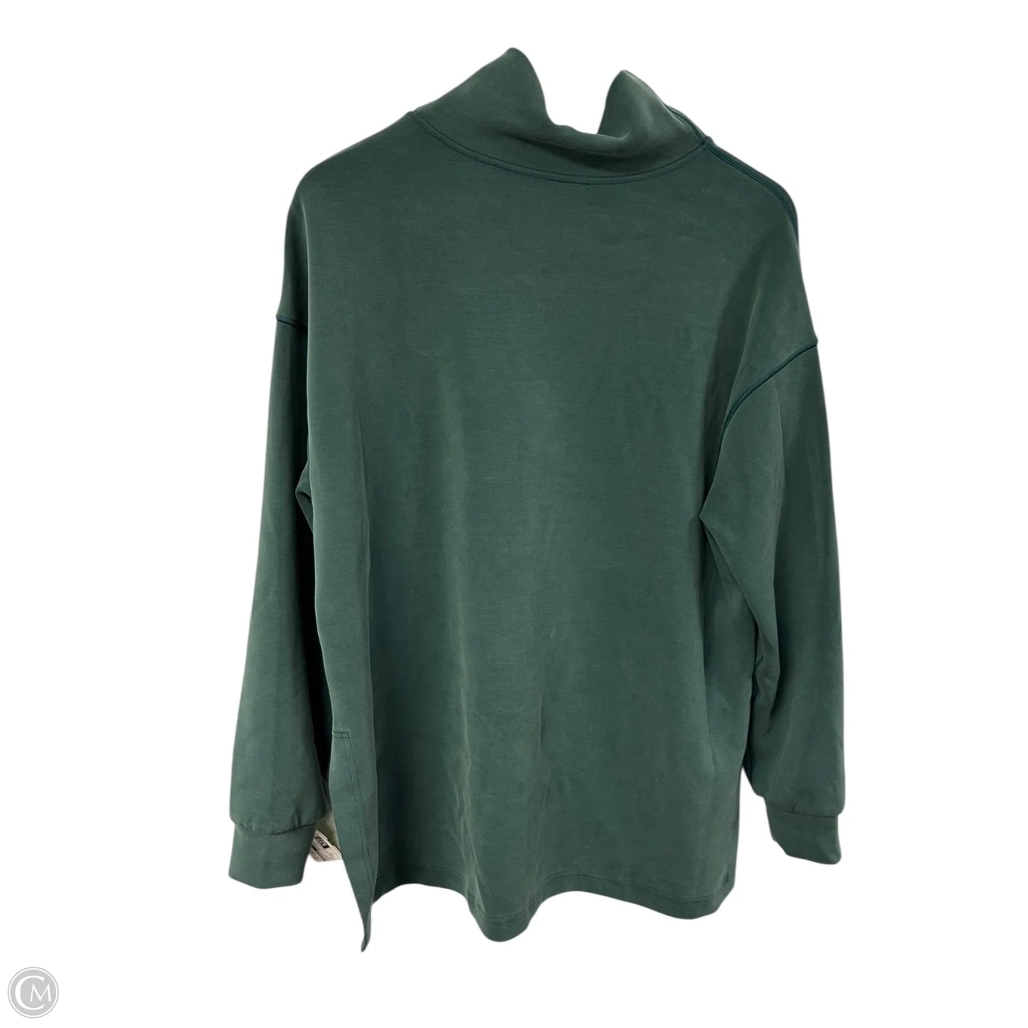 Athletic Sweatshirt Collar By Lululemon In Green, Size: 12