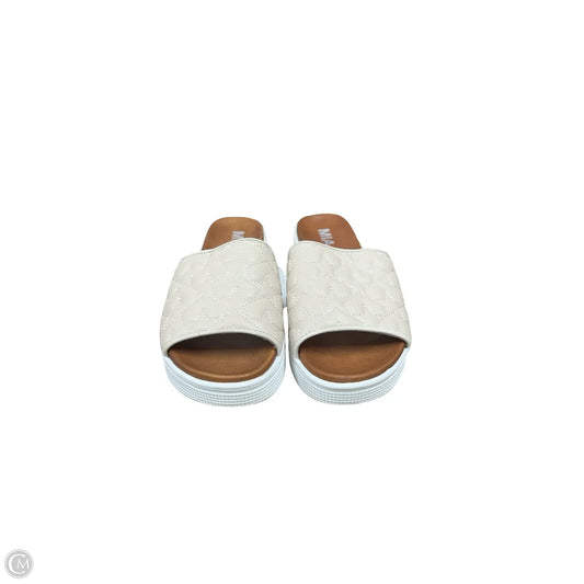 Sandals Flats By Mia In Cream, Size: 6.5