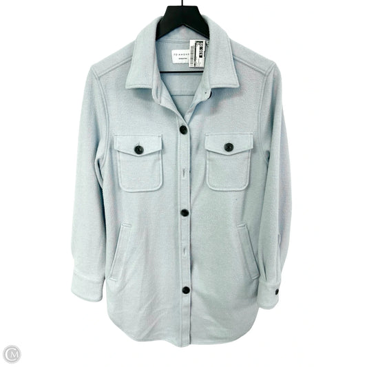 Jacket Shirt By Cmc In Blue, Size: S