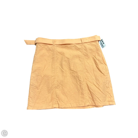 Skirt Mini & Short By Loft In Orange, Size: 8