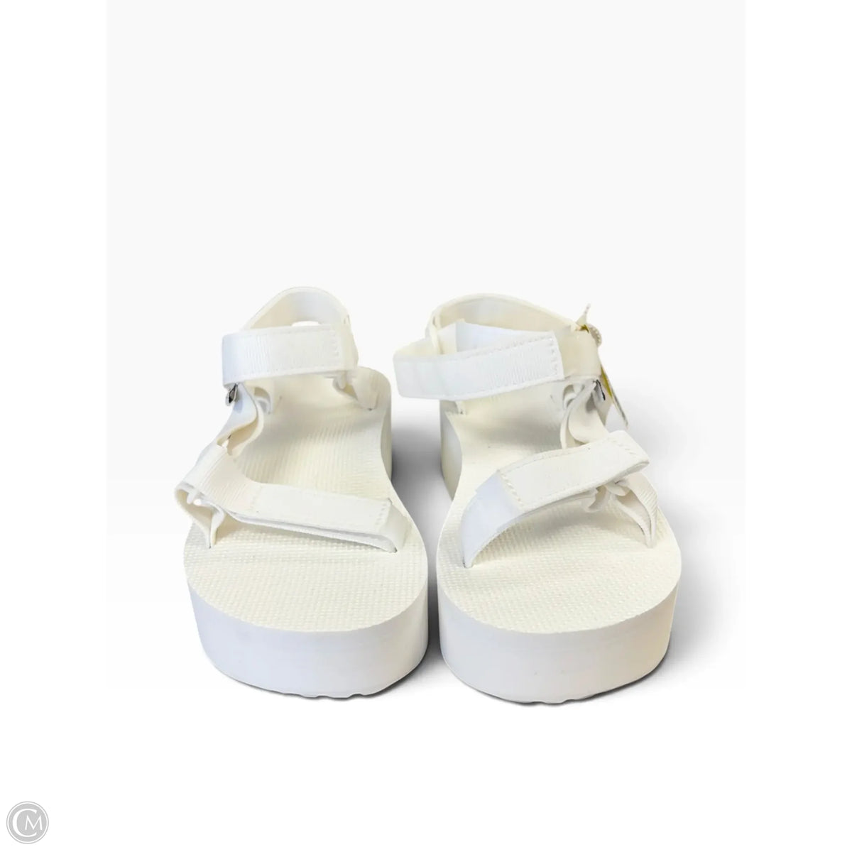 Sandals Heels Platform By Teva In White, Size: 7