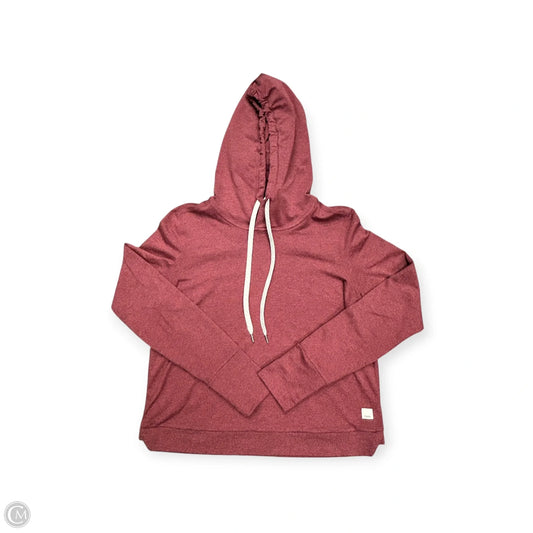 Sweatshirt Hoodie By Vuori In Red, Size: Xs