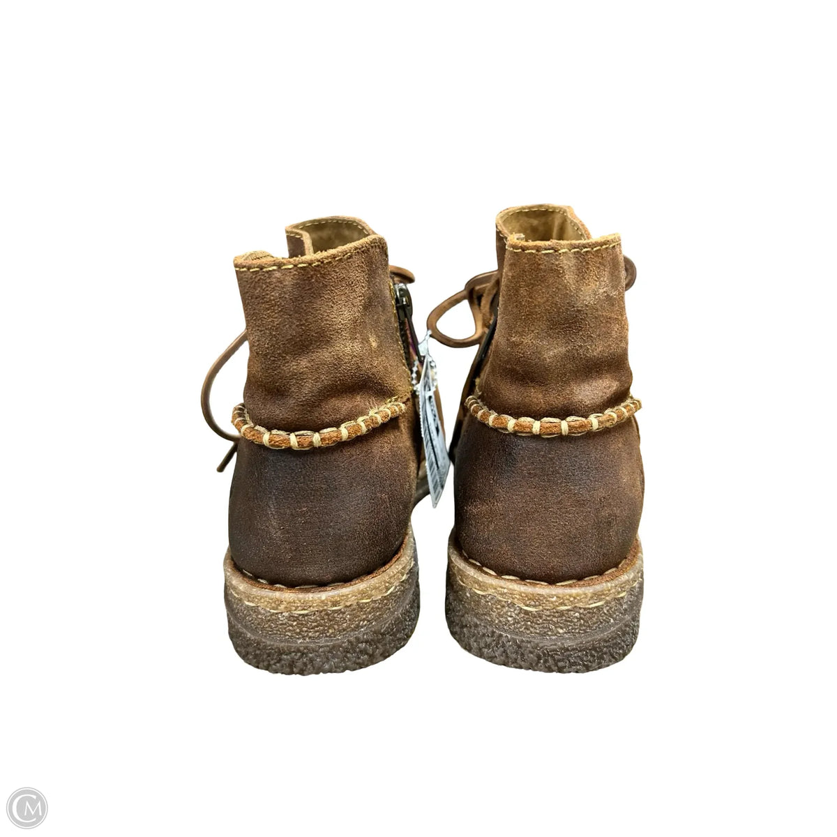 Boots Ankle Flats By Born In Brown, Size: 8.5
