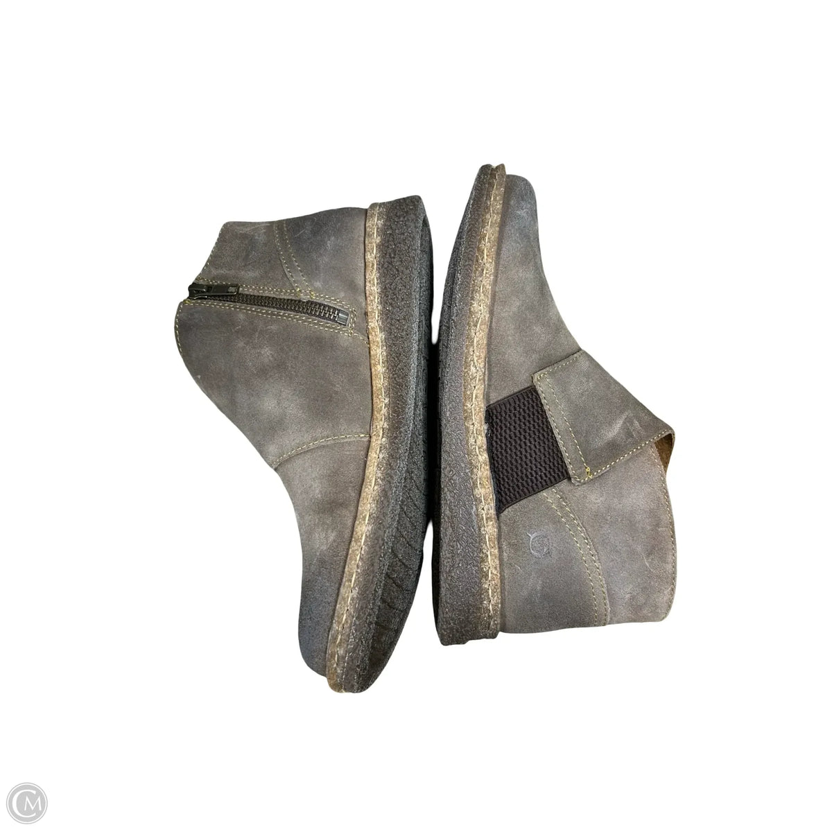 Boots Ankle Flats By Born In Brown, Size: 8.5