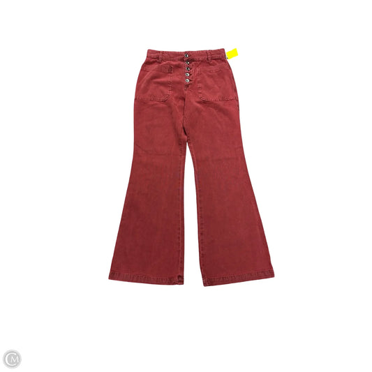 Pants Wide Leg By Free People In Red, Size: 8