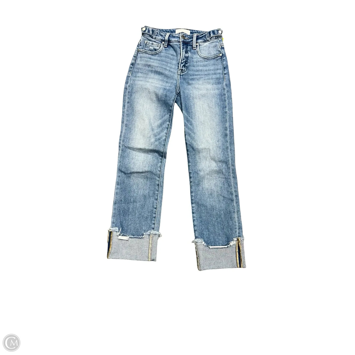 Jeans Straight By Risen In Blue Denim, Size: 0
