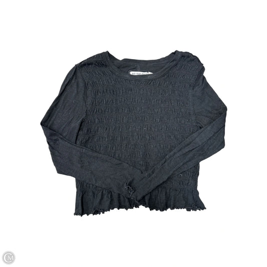 Top Long Sleeve By We The Free In Black, Size: M