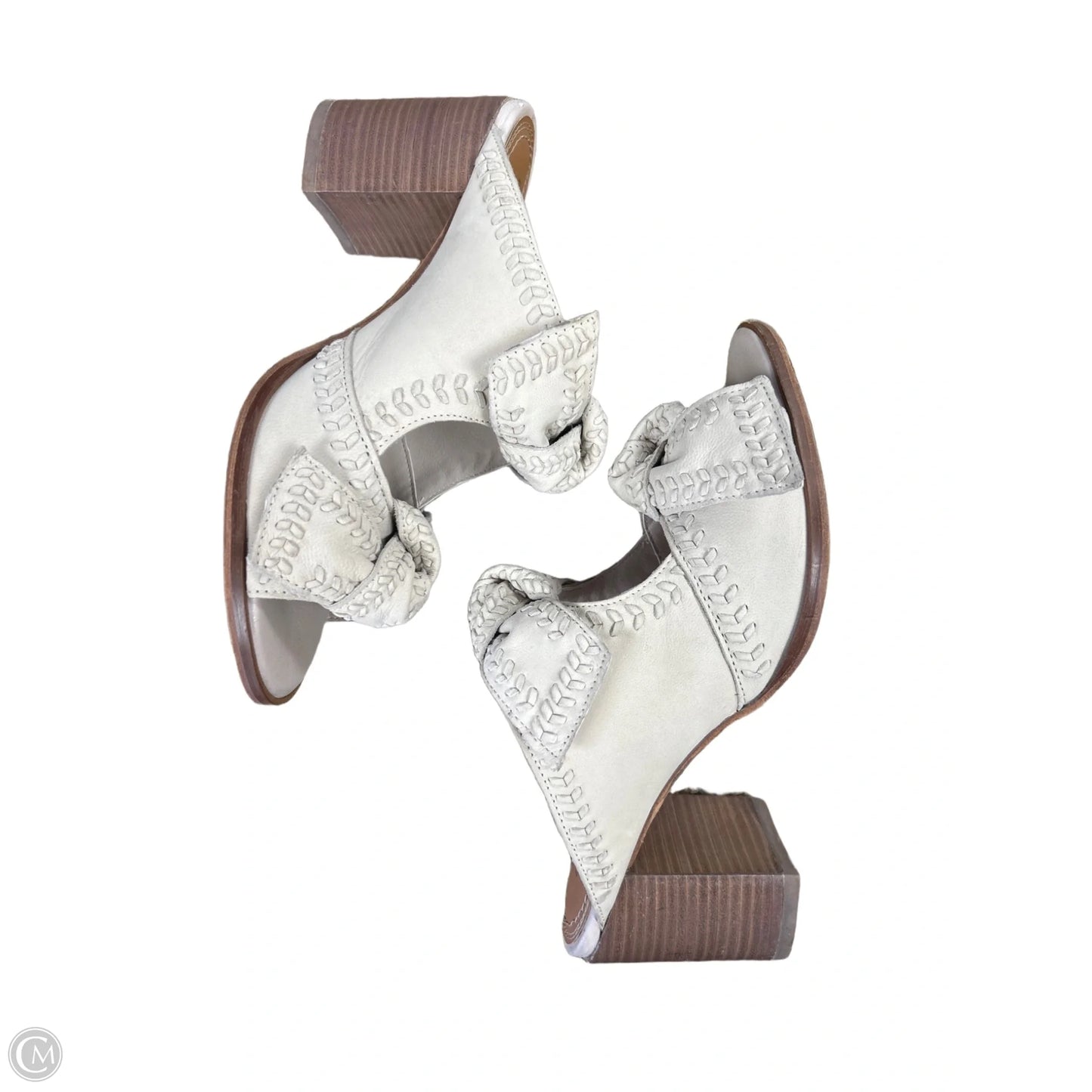 Sandals Heels Block By Lucky Brand In Tan, Size: 9.5