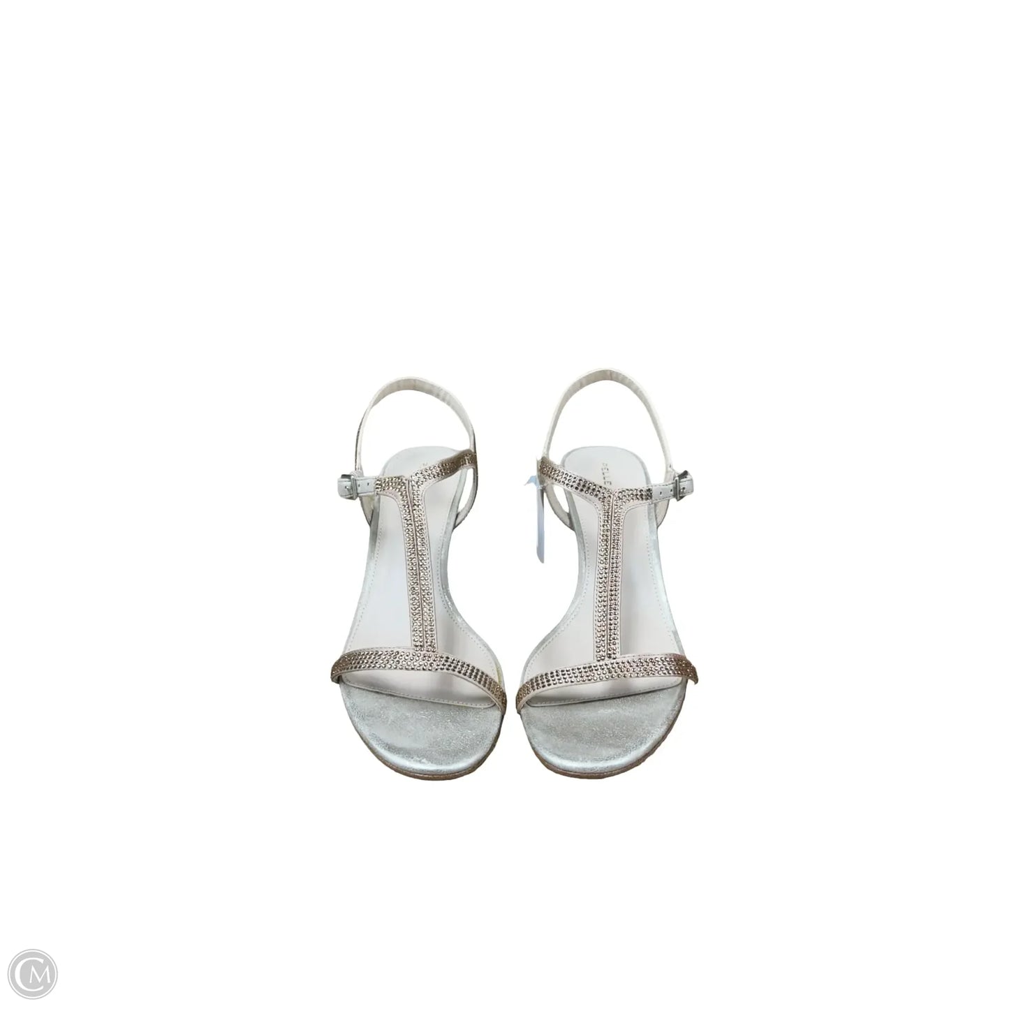 Sandals Heels Kitten By Cmb In Tan, Size: 10