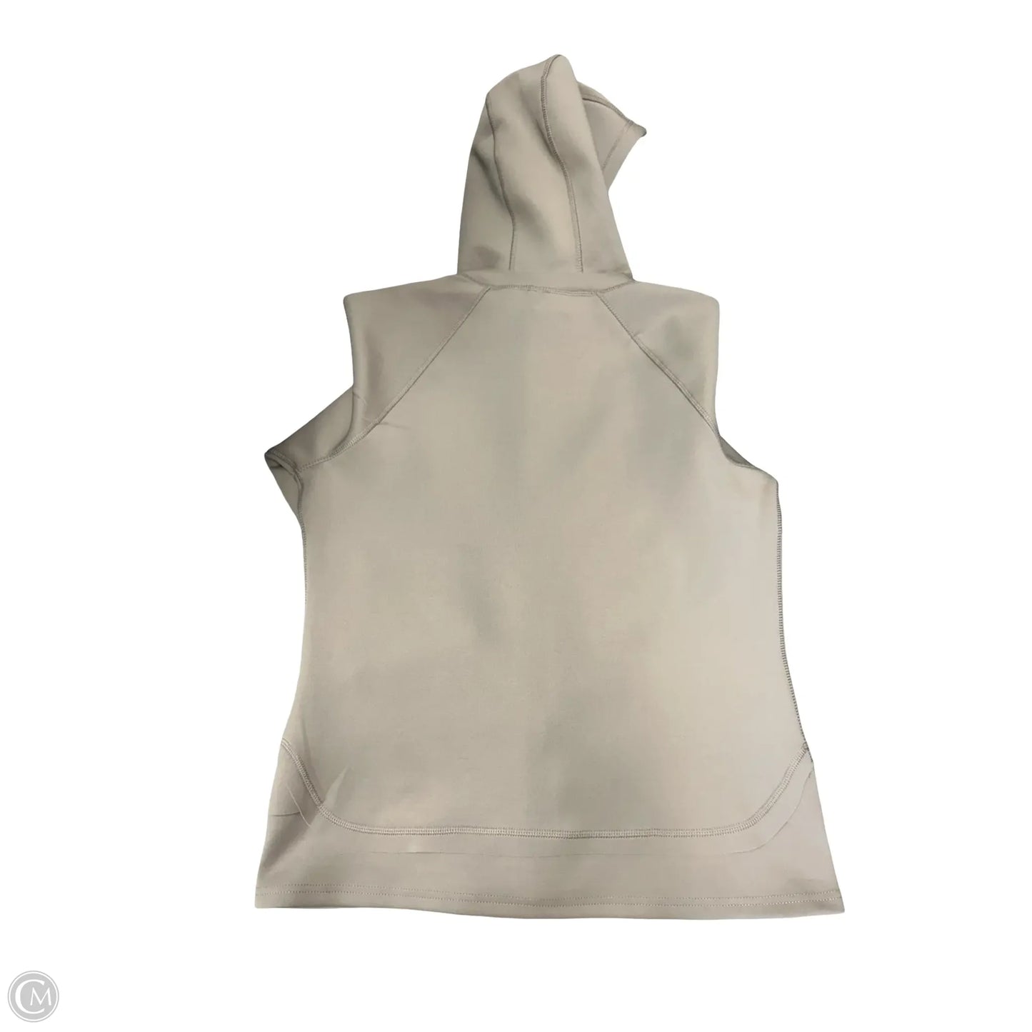 Athletic Jacket By Bcbgmaxazria In Beige, Size: L
