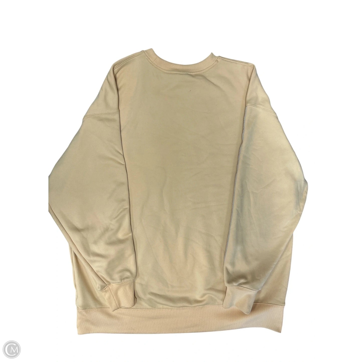 Sweatshirt Crewneck By Nike Apparel In Yellow, Size: L